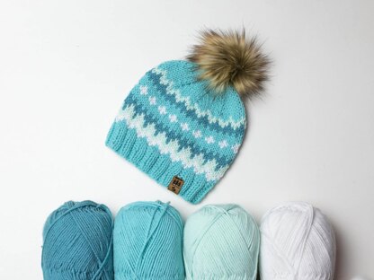 Bernie Mittens Fair Isle Hat