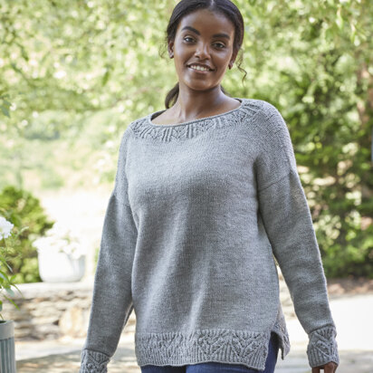Mint Cooler Sweater in Valley Yarns Northampton - 991 - Downloadable PDF
