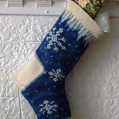 Icicle Christmas Stocking