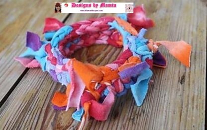 Crochet Bracelet Pattern Beginner Shaggy Bangle