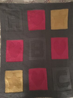 Baby ABC blanket