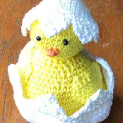 Easter Chick with Egg or Bonnet