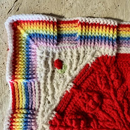 Chasing Rainbows Finding Tulips Blanket