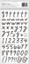 American Crafts Fresh Bouquet Thickers Stickers 147/Pkg - Aster Alpha/Puffy