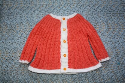 Easy Rib Knit Cardigan and Bonus Toque