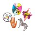 American Crafts Amy Tangerine - Brave + Bold Vinyl Stickers