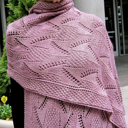 Damask Lace Shawl