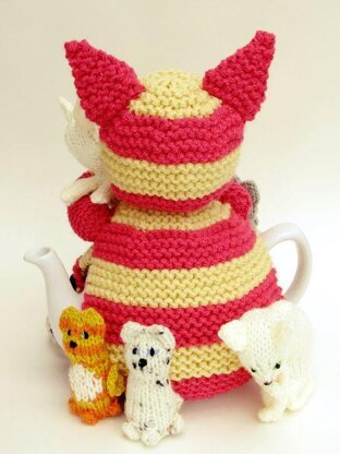 Cat Lady Tea Cosy Knitting Pattern