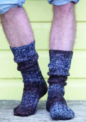 Ribbed and Stocking Stitch Socks in Hayfield Illusion DK - 7935 - Leaflet