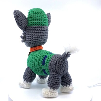 Paw Patrol Rocky crochet pattern