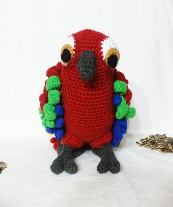 Crochet pattern, Ciro the parrot