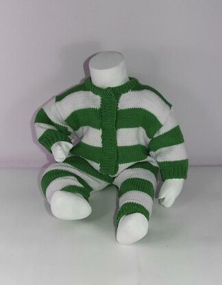 Baby Simple Big Stripe Onesie