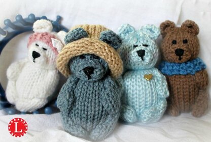 Loom Knit Teddy Bears