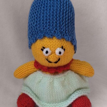 Marge Simpson choc orange cover / toy