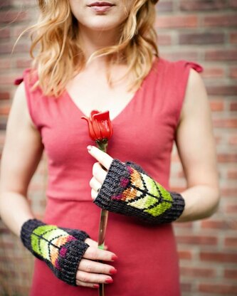 Prairie Glass Mitts