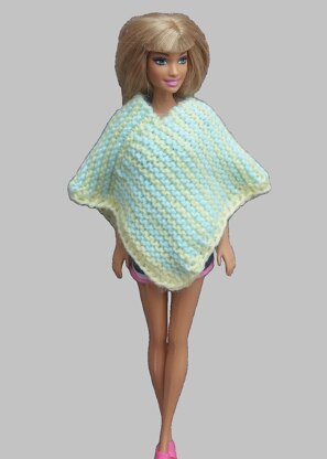 1:6th scale Pretty Ponchos for Doll