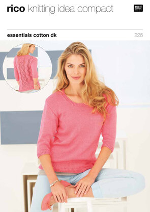 Sweaters in Rico Essentials Cotton DK - 226