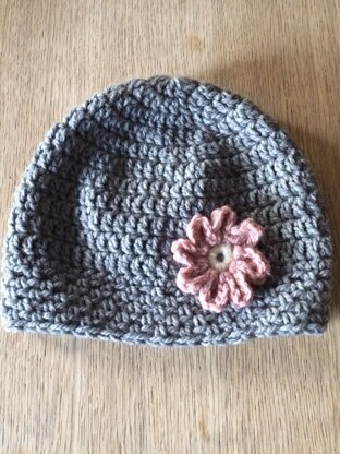 Graceful Grey Toddler Beanie