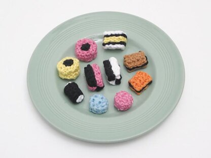 Crochet liquorice Allsorts