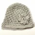 Seed Stitch Baby Cloche Hat