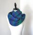 Slanting Squares Mobius Scarf