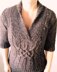 Estrella Shawl Collar Cabled Pullover