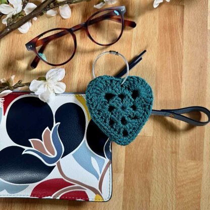 Granny's Heart Keychain