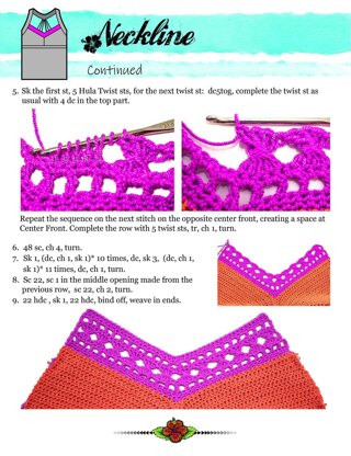 Secret Island Tankini Crochet Pattern