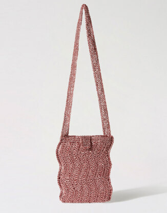 Salada Bag in Wool and the Gang Shiny Ra-Ra Raffia - Leaflet