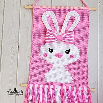 Wall Hanging Panel Bunny