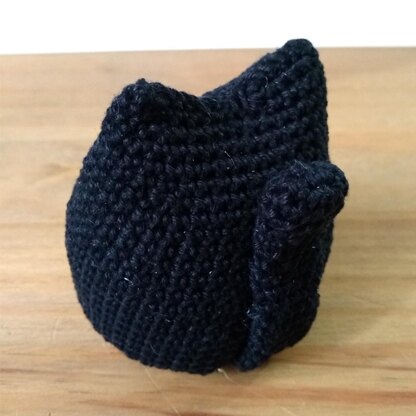 Chubby Black Cat Amigurumi