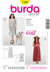 Burda Style Dress Sewing Pattern B7100 - Paper Pattern, Size 18-34