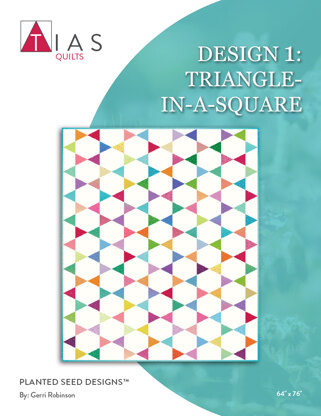 Riley Blake Triangle-In-A-Square Quilt 1 - Downloadable PDF