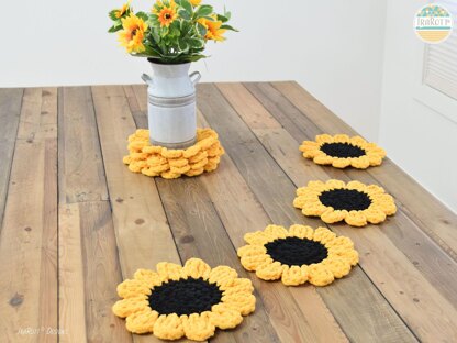 Sunflower Power Coasters