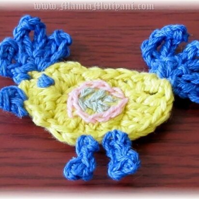 Crochet Rooster Applique Pattern For Easter & Christmas