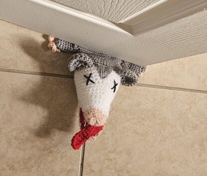 Funny Squished Opossum Door Stopper