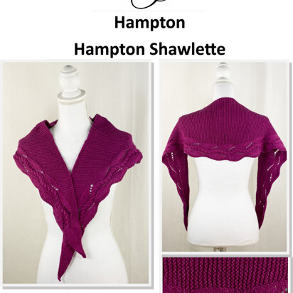 Hampton Shawlette in Cascade Hampton - DK427 - Downloadable PDF
