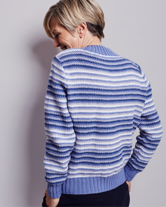 Bia Jumper - Knitting Pattern For Women in MillaMia Naturally Soft Merino by MillaMia