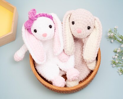 Crochet Bunny Lovey Pattern – Bunny Snuggler Crochet Pattern