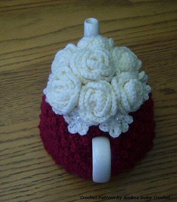 Rose Bobble Tea Cosy