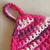 Classic easy crochet diagonal dishcloth