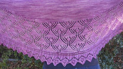 Lockerbie Long Wingspan Shawl