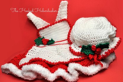 Missy Claus Apron & Hat PDF12-122B