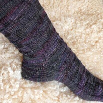 Pavé Sock - knitting pattern