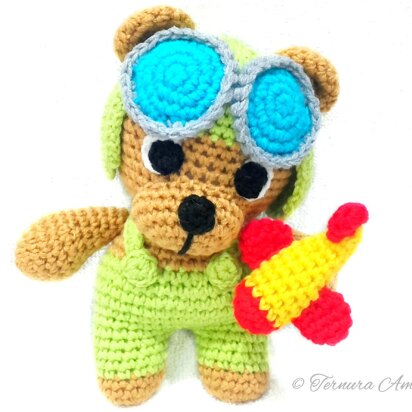 Little aviator crochet pattern