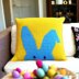 Easter Bunny Pillow & Banner