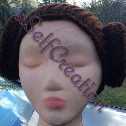 Space Princess Head Buns Hat