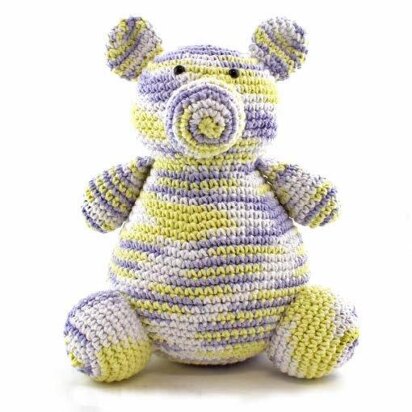 Tiny Teddy Bear Toy in Hoooked Eco Barbante - Downloadable PDF