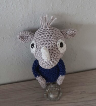 Crochet Pattern for the cute Rhino Nico!