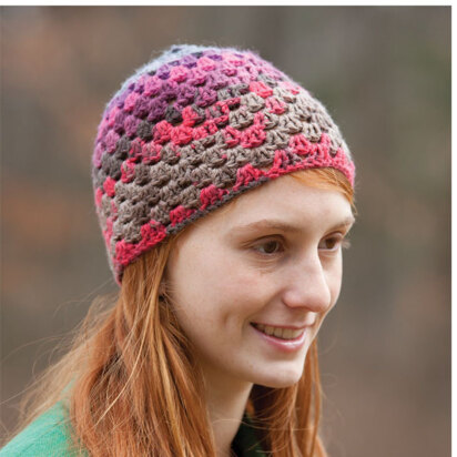 Easy Crocheted Hat in Classic Elite Yarns Liberty Wool Prints